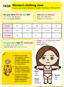 Easy to Learn Korean 1035 â Womenâs clothing sizes. | Easy to Learn Korean (ETLK)